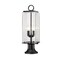 Z-Lite Sana 2 Light Outdoor Pier Mounted Fixture, Black And Seedy 592PHMR-553PM-BK - alternate 1